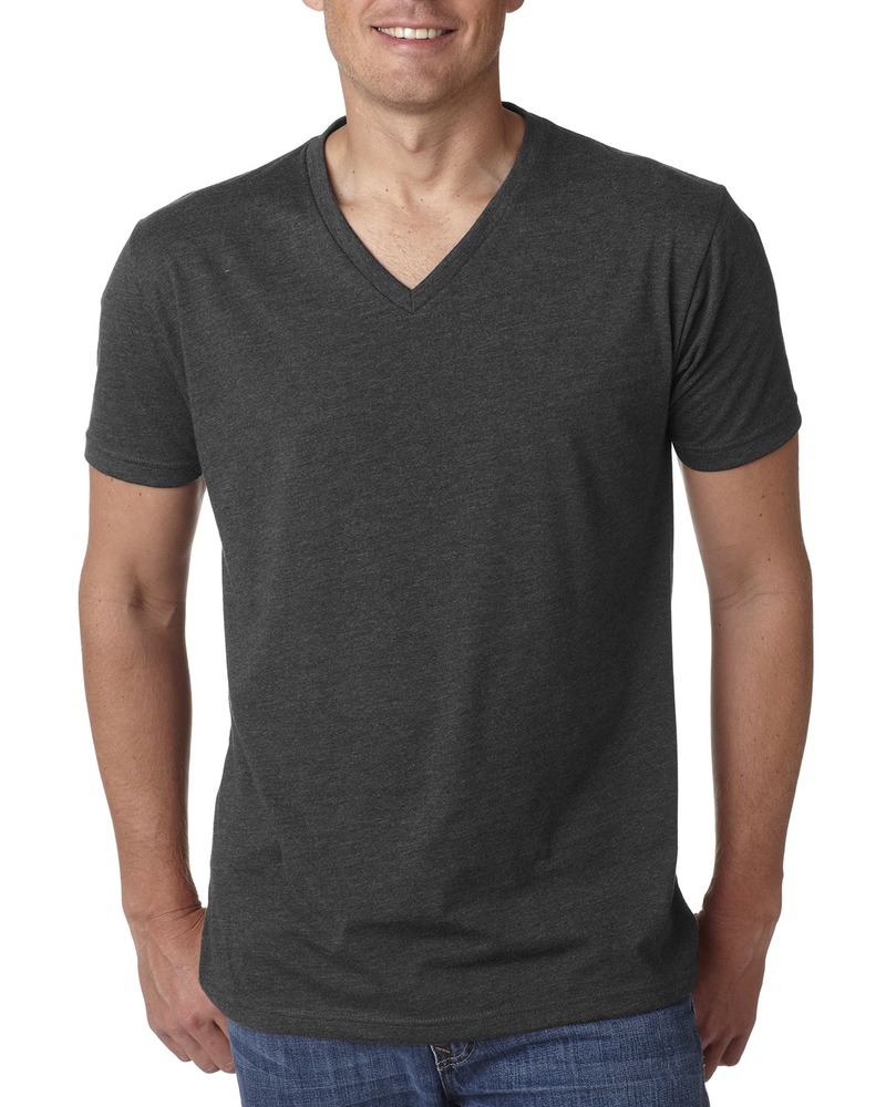 Next Level 6240 Men's CVC V Front Fullsize"