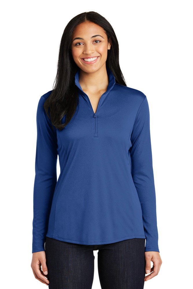 Sport-Tek LST357 Women's PosiCharge ® Competitor ™ 1/4-Zip Pullover Front Fullsize"
