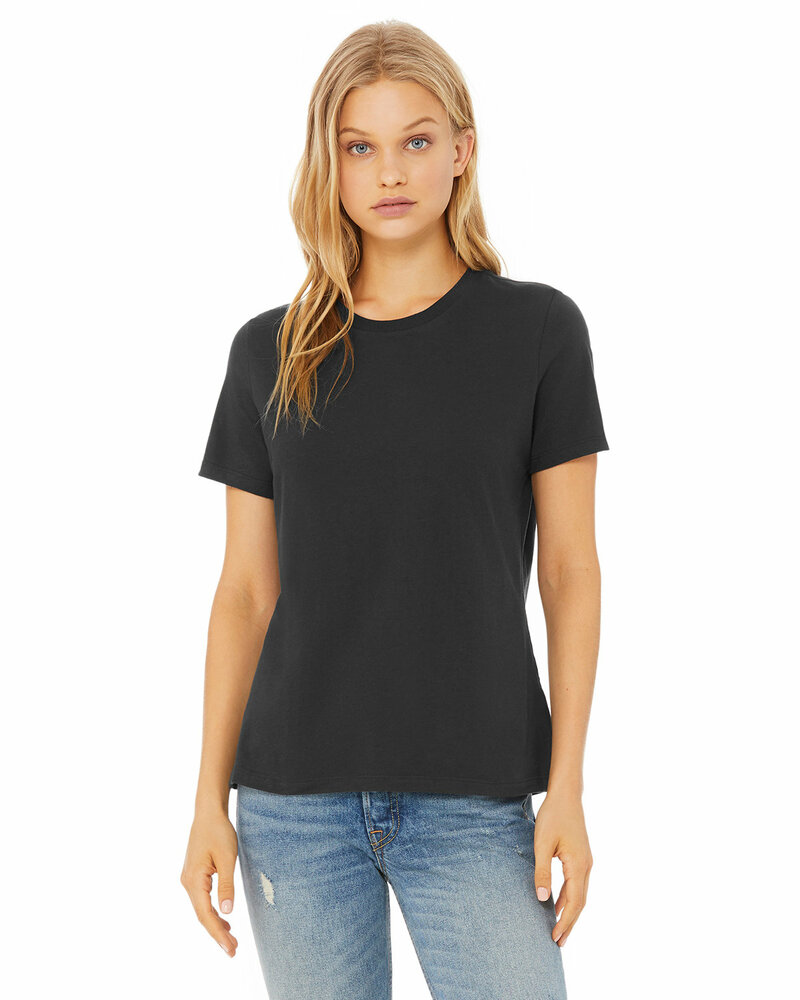 Bella + Canvas B6400 Ladies' Relaxed Jersey Short-Sleeve T-Shirt Front Fullsize"
