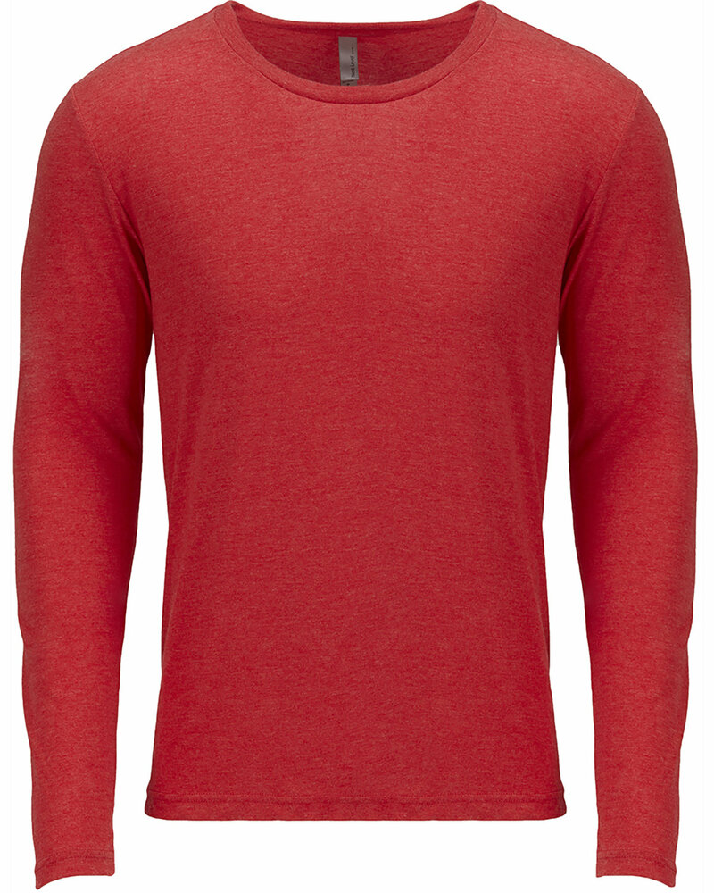 Next Level 6071 Men's Triblend Long-Sleeve Crew Front Fullsize"
