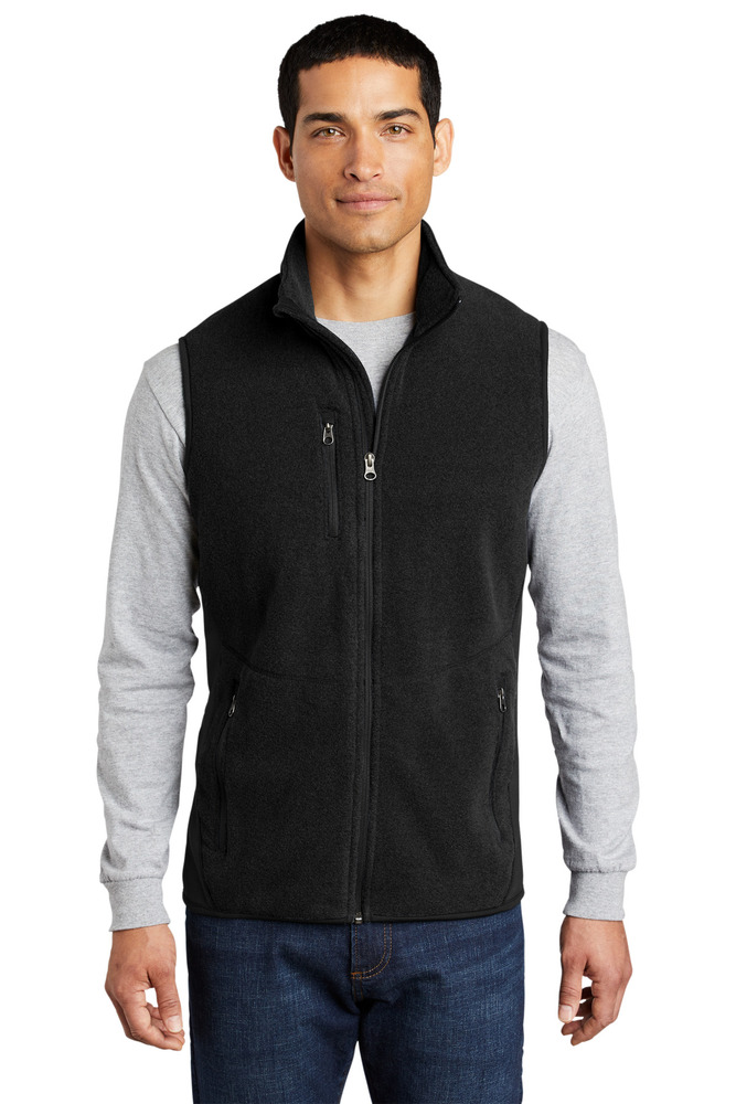 port authority f228 r-tek ® pro fleece full-zip vest Front Fullsize