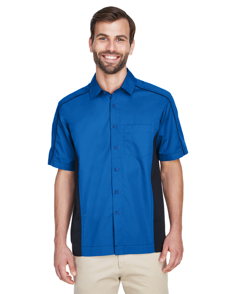 north end 87042 men's fuse colorblock twill shirt Front Fullsize