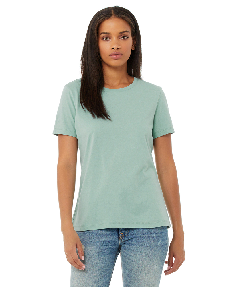 Bella + Canvas B6400 Ladies' Relaxed Jersey Short-Sleeve T-Shirt Front Fullsize"