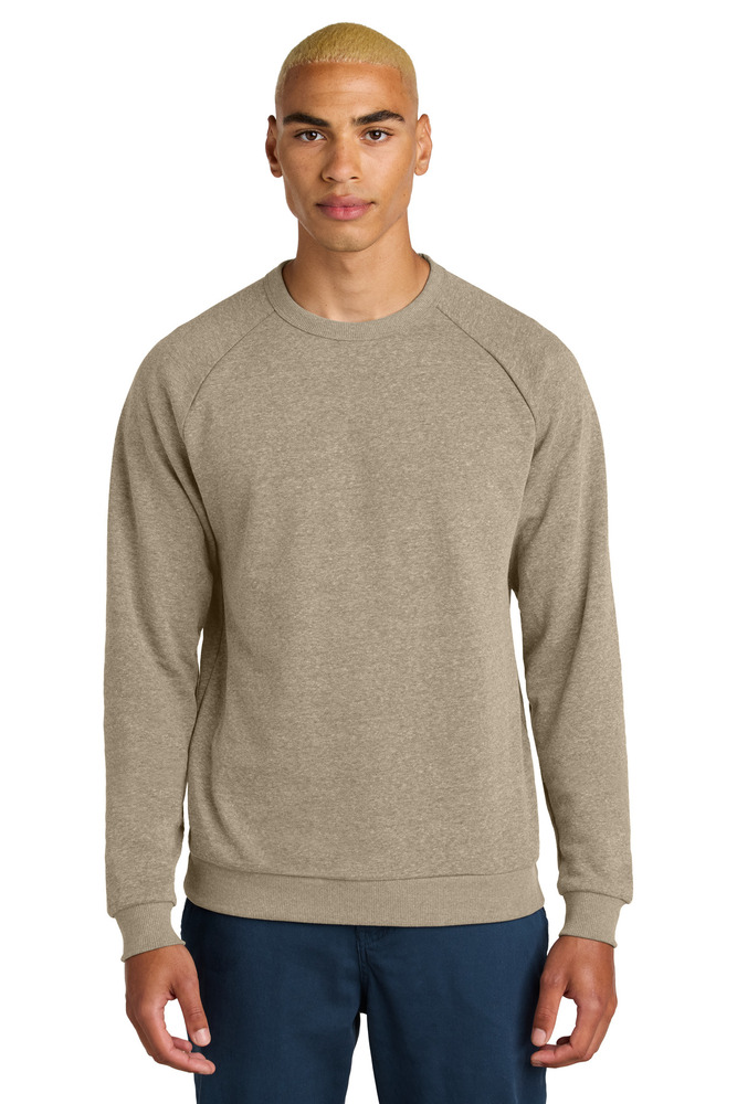 District DT1304 Perfect Tri ® Fleece Crewneck Sweatshirt Front Fullsize"