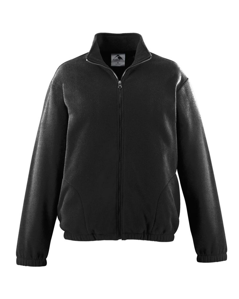 augusta sportswear 3541 youth chill fleece full-zip jacket Front Fullsize