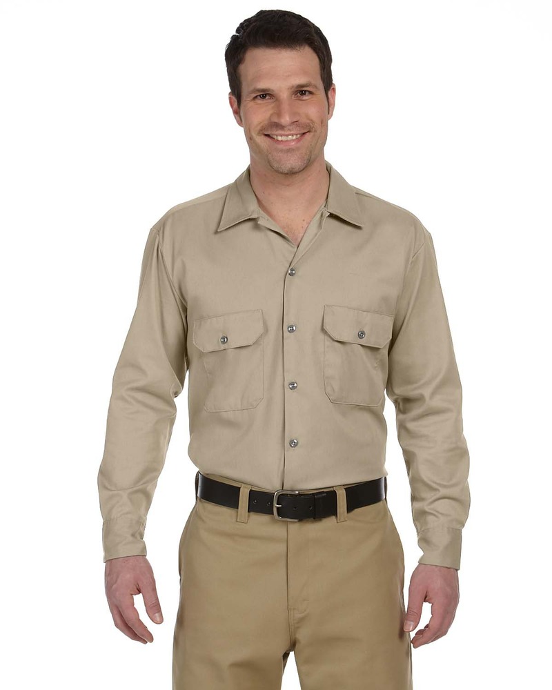 dickies 574 unisex long-sleeve work shirt Front Fullsize