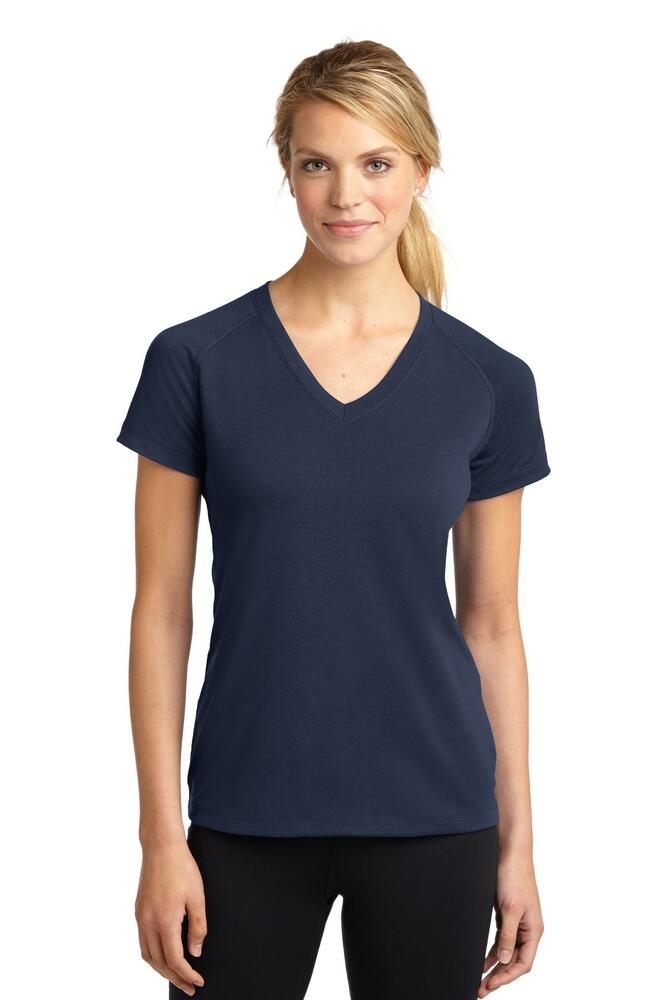 Sport-Tek LST700 Ladies Ultimate Performance V-Neck Front Fullsize"