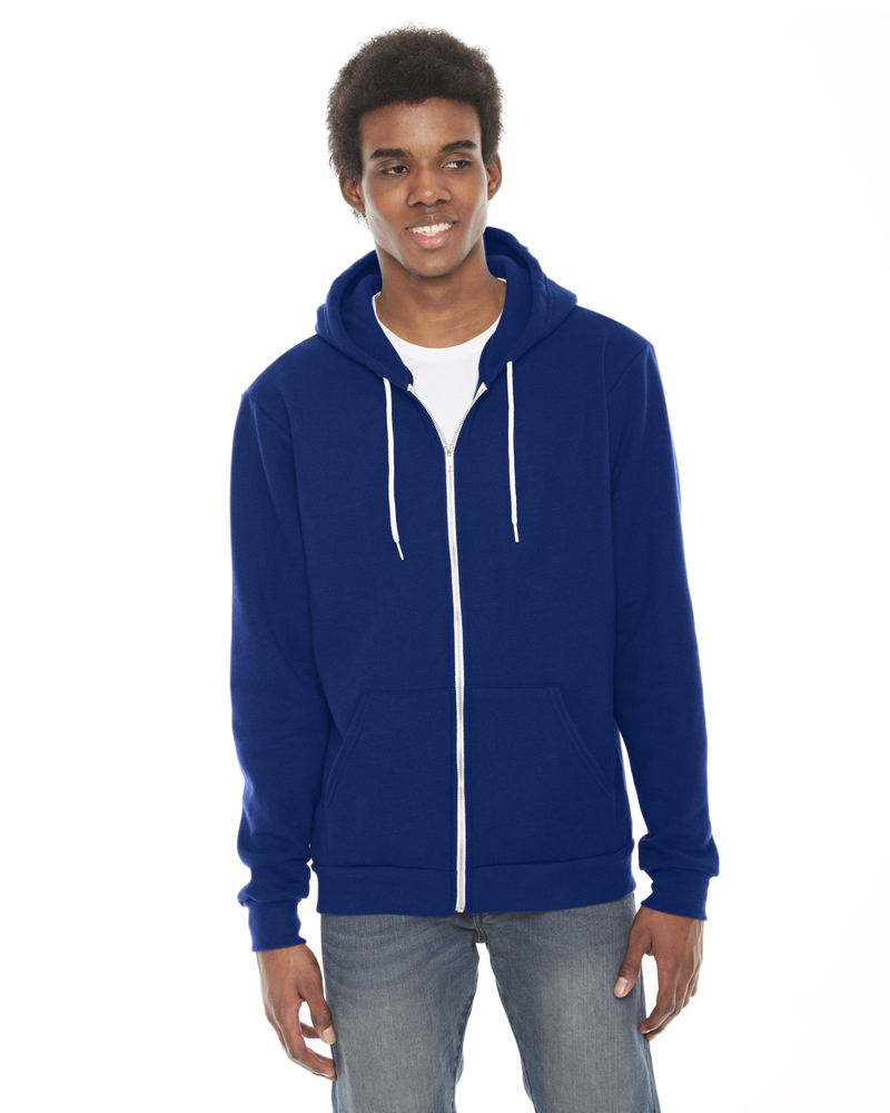 American Apparel F497W Flex Fleece Zip Hoodie Front Fullsize"