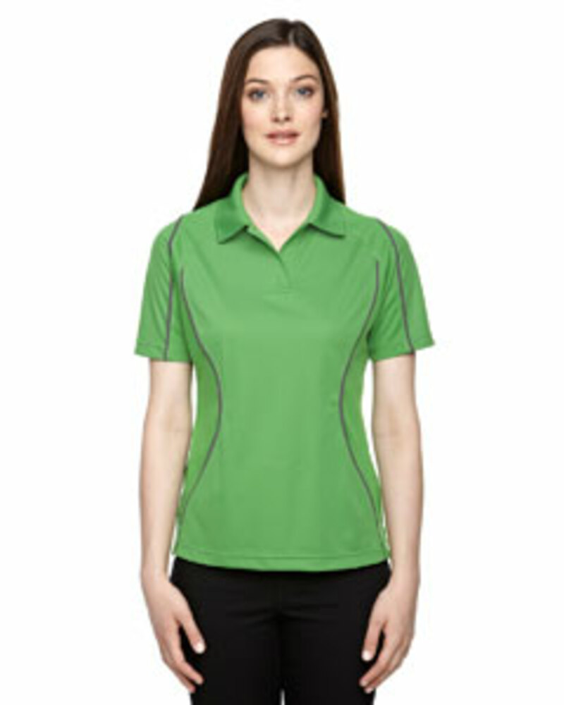 extreme 75107 ladies' eperformance™ velocity snag protection colorblock polo with piping Front Fullsize