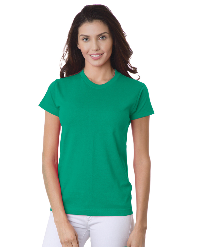 Bayside BA3325 Ladies' 6.1 oz., 100% Cotton T-Shirt Front Fullsize"