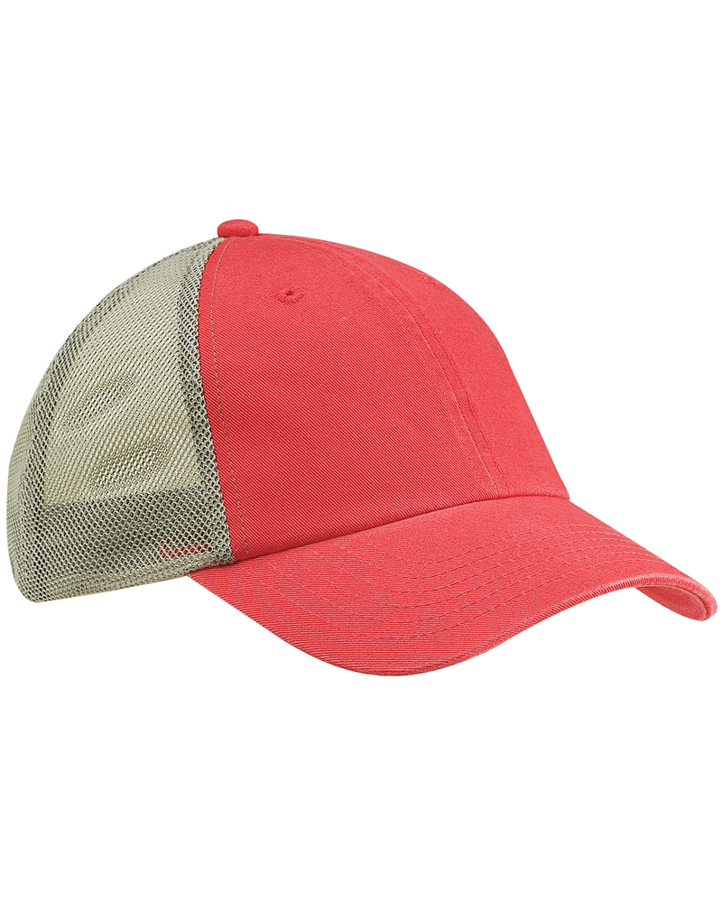Big Accessories BA601 Washed Trucker Cap Front Fullsize"