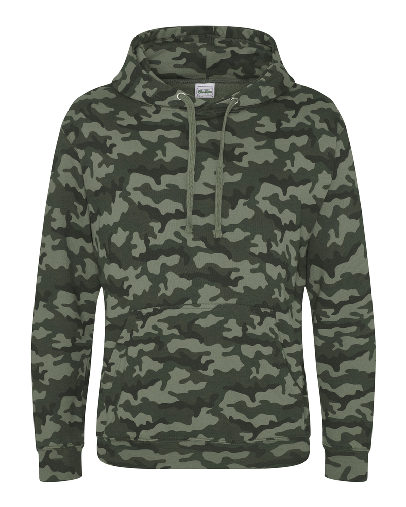 just hoods by awdis jha014 unisex camo hoodie Front Fullsize