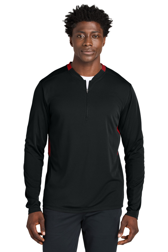 Sport-Tek ST443 Club 1/4-Zip Pullover Front Fullsize"