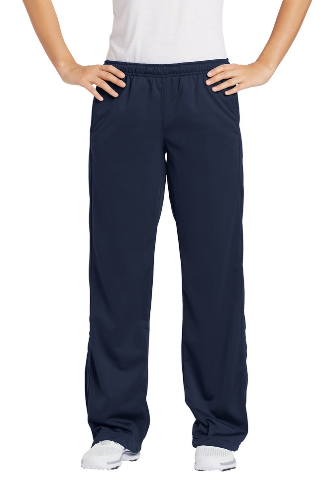Sport-Tek LPST91 Ladies Tricot Track Pant Front Fullsize"