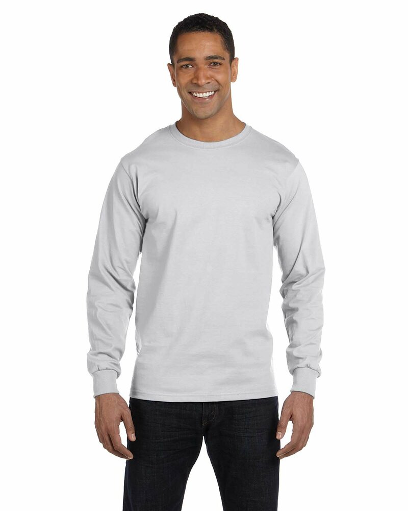 Gildan G840 Adult 50/50 Long-Sleeve T-Shirt Front Fullsize"