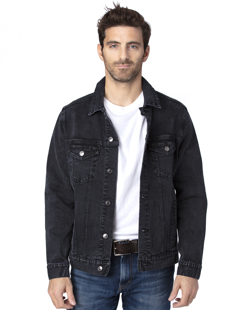 threadfast apparel 370j unisex denim jacket Front Fullsize