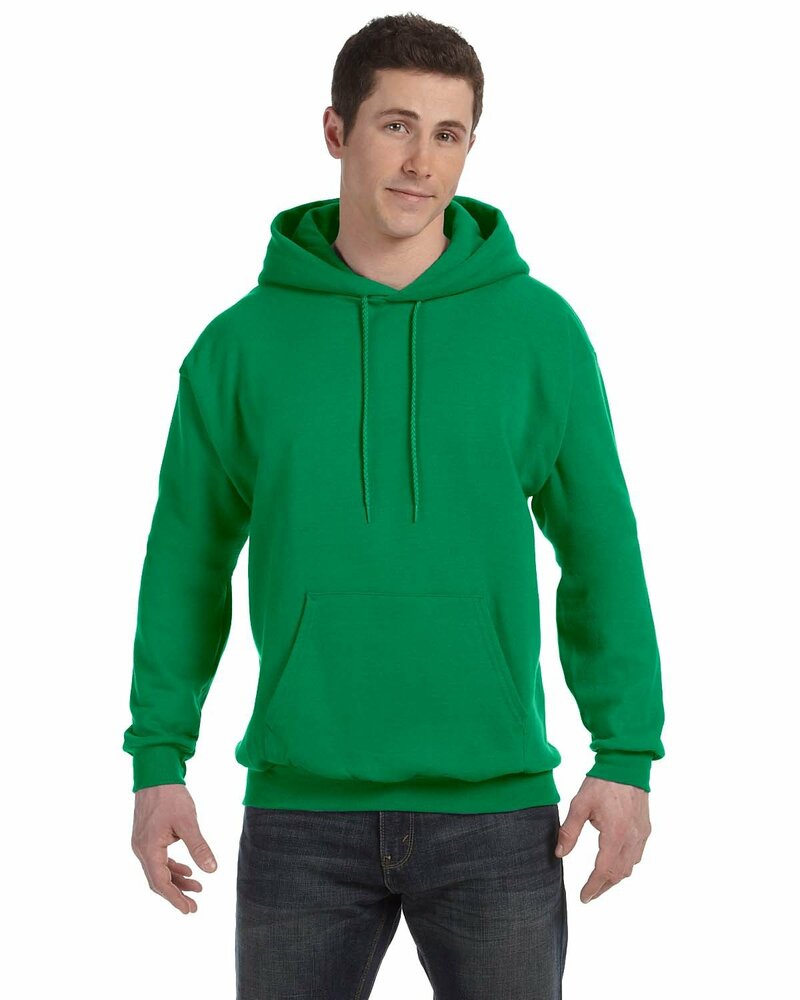 hanes p170 unisex ecosmart® 50/50 pullover hooded sweatshirt Front Fullsize