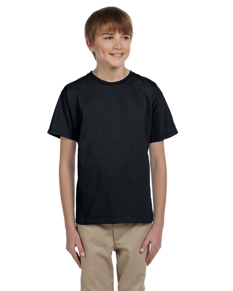 Fruit of the Loom 3931B Youth HD Cotton ™ 100% Cotton T-Shirt Front Fullsize"