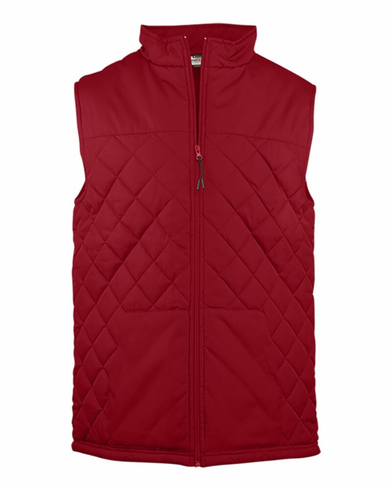 Badger Sport 7666 Quilted Women's Vest Front Fullsize"