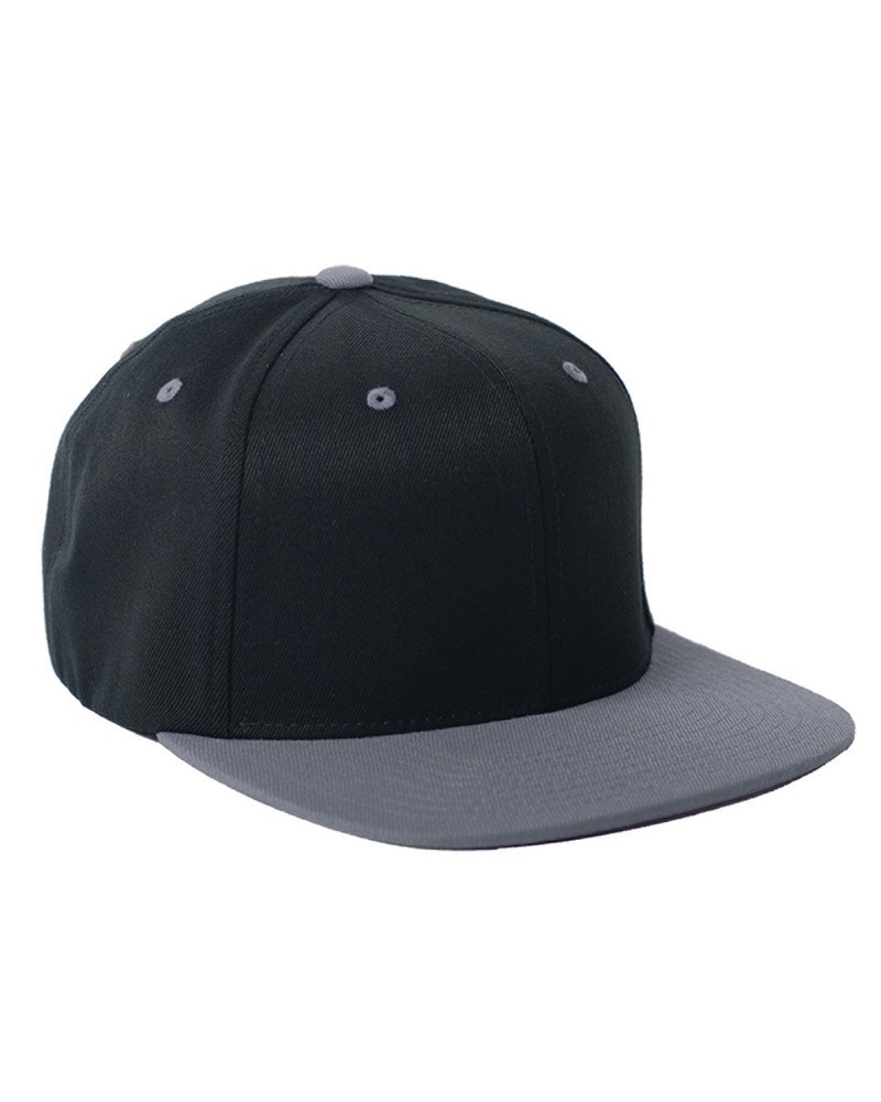 Flexfit 110FT Adult Wool Blend Snapback Two-Tone Cap Front Fullsize"