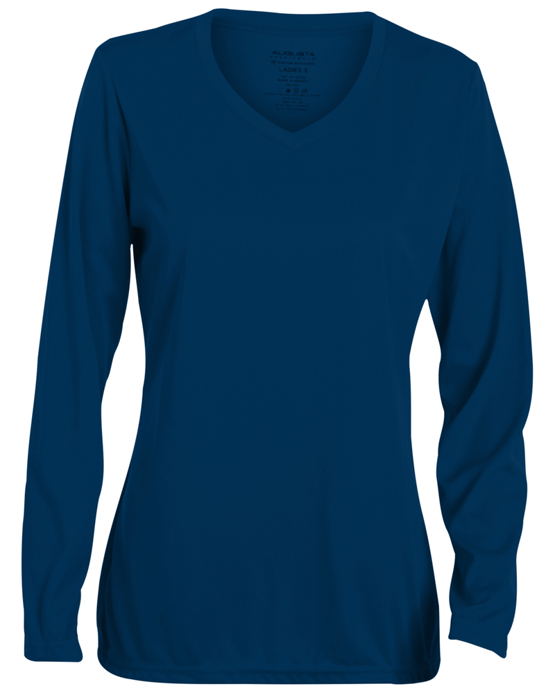 Augusta Sportswear 1788 Ladies NexGen Wicking Long Sleeve Tee Front Fullsize"