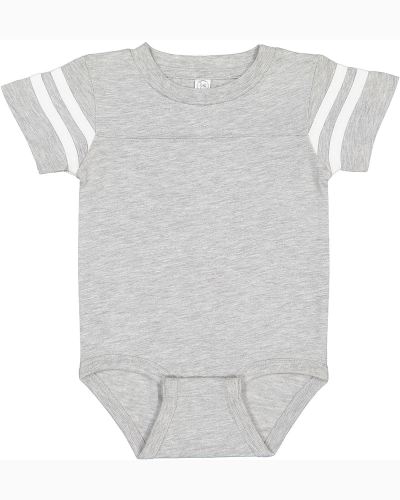 Rabbit Skins 4437 Infant Football Bodysuit Front Fullsize"