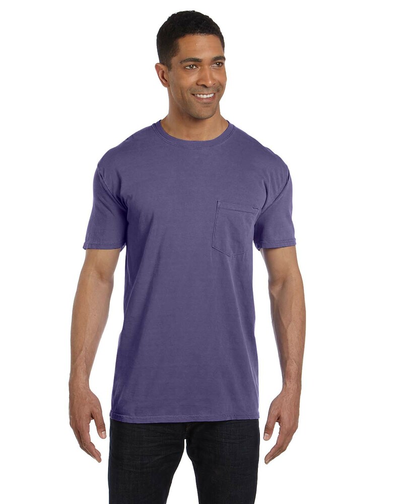 Comfort Colors 6030CC Adult Heavyweight RS Pocket T-Shirt Front Fullsize"