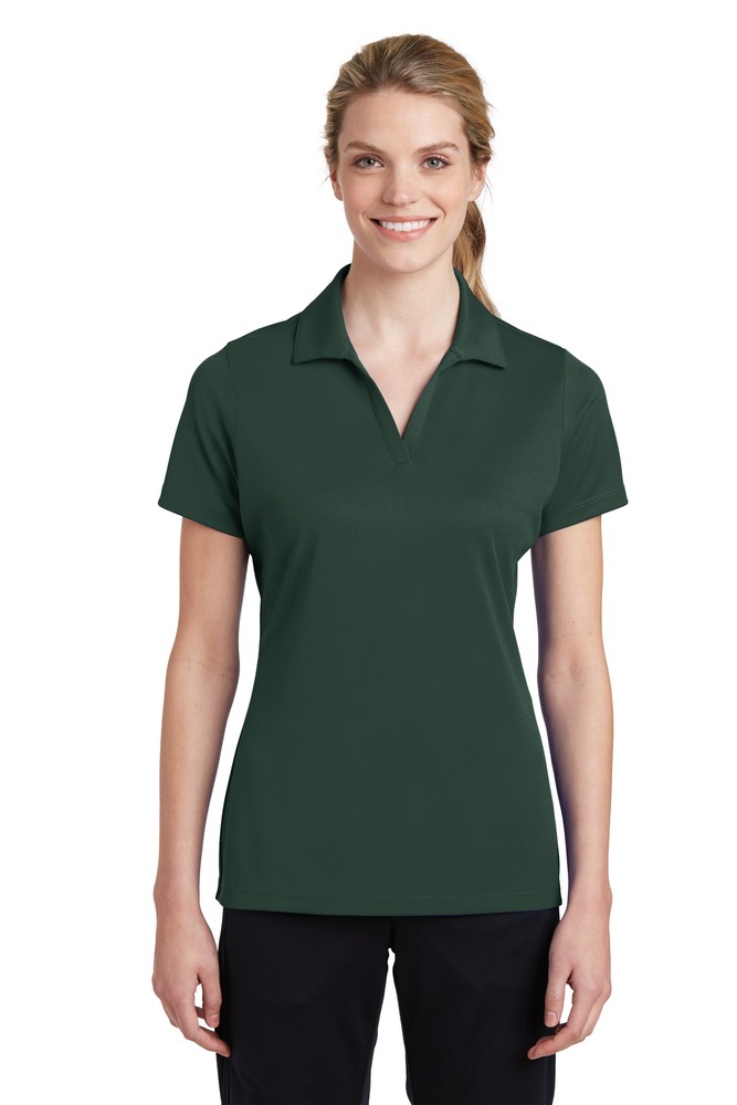 Sport-Tek LST640 Ladies PosiCharge ® RacerMesh ® Polo Front Fullsize"