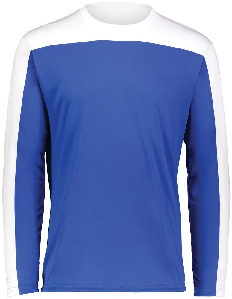 Holloway 223602 Youth Momentum Team Long Sleeve Tee Front Fullsize"