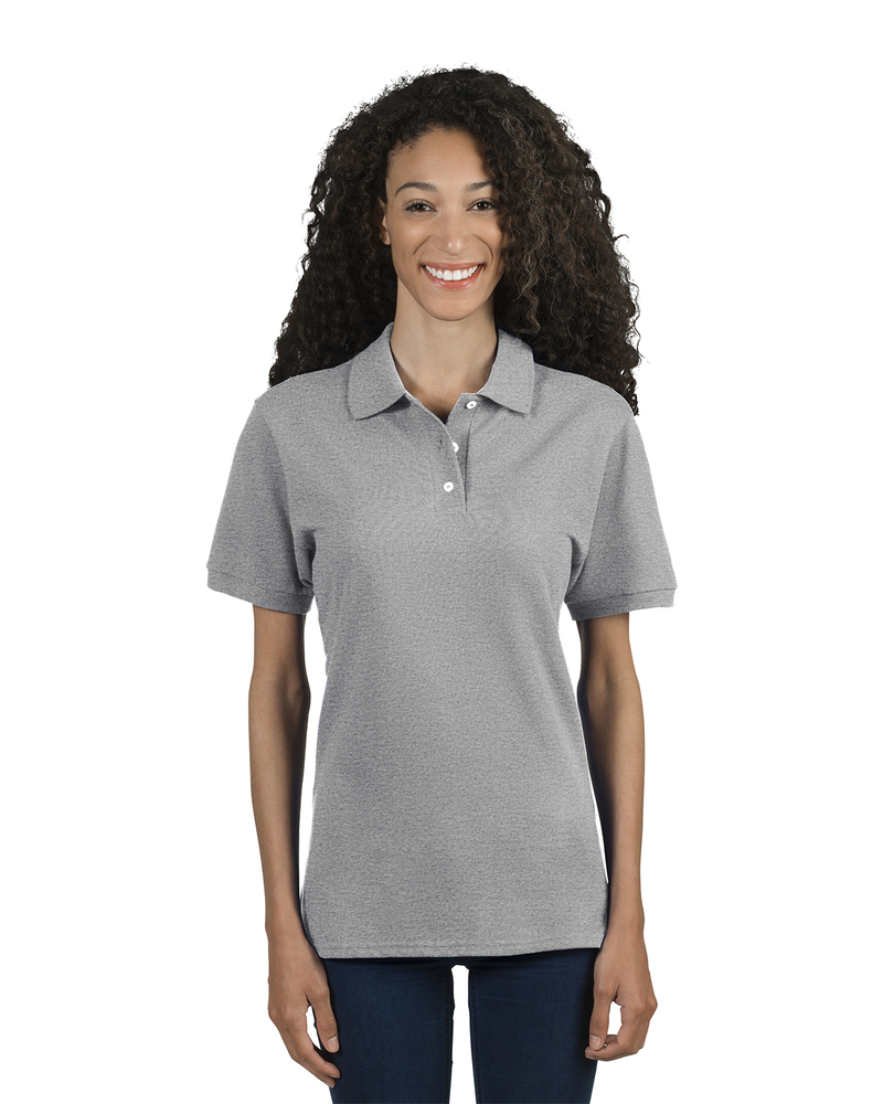 Jerzees 443WR Ladies' Premium 100% Ringspun Cotton Piqué Polo Front Fullsize"