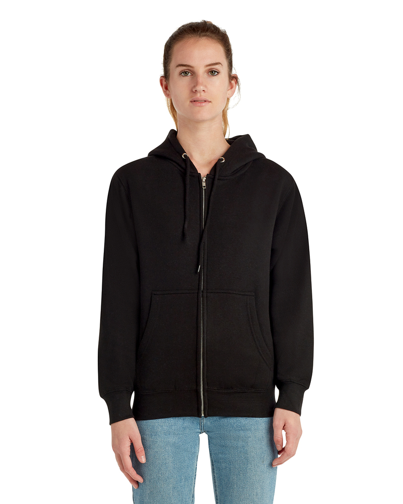 lane seven ls14003 unisex premium full-zip hooded sweatshirt Front Fullsize