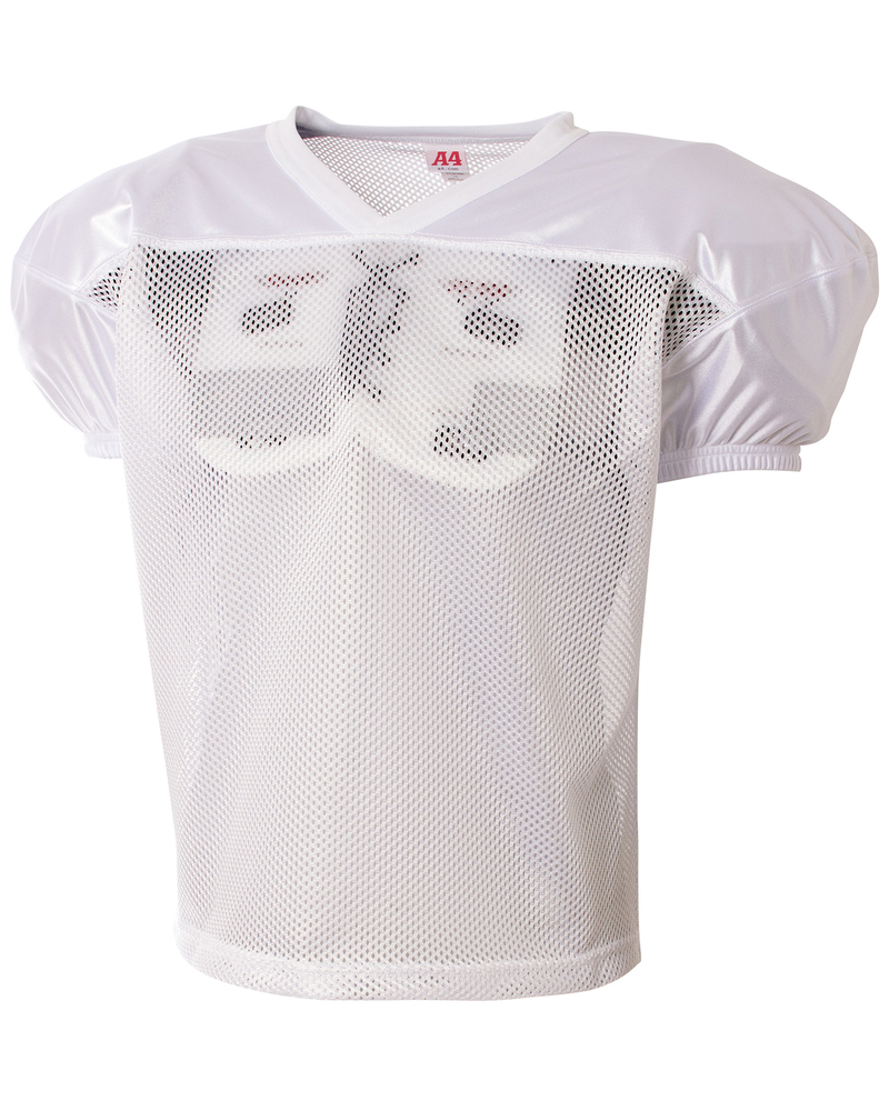 a4 n4260 adult drills polyester mesh practice jersey Front Fullsize