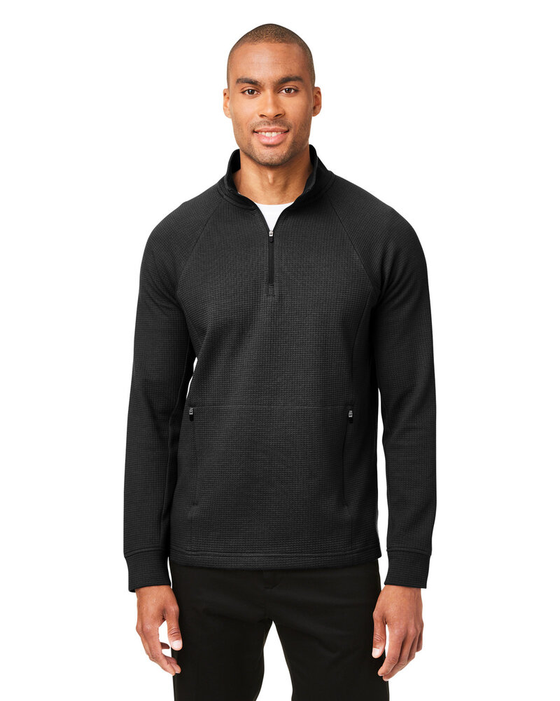 north end nene200 men's rhythm waffle pullover Front Fullsize