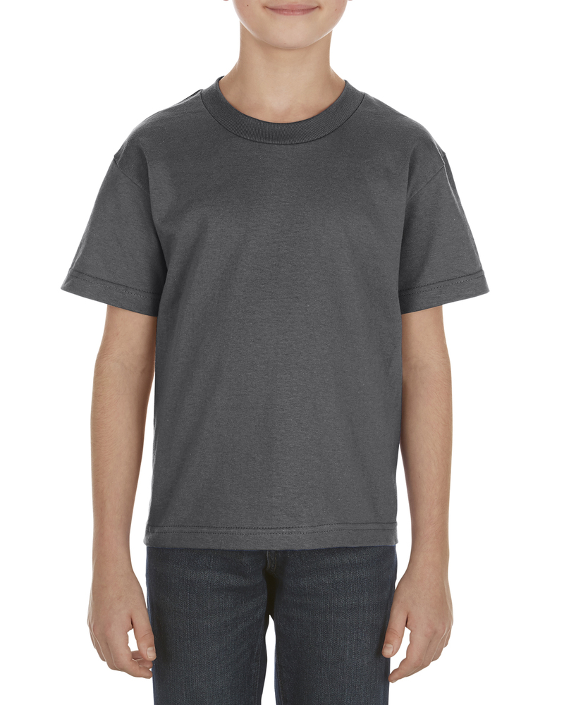 alstyle al3381 youth 6.0 oz., 100% cotton t-shirt Front Fullsize