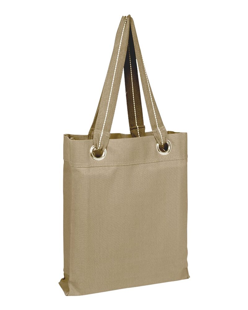 q-tees q1630 large grommet tote Front Fullsize