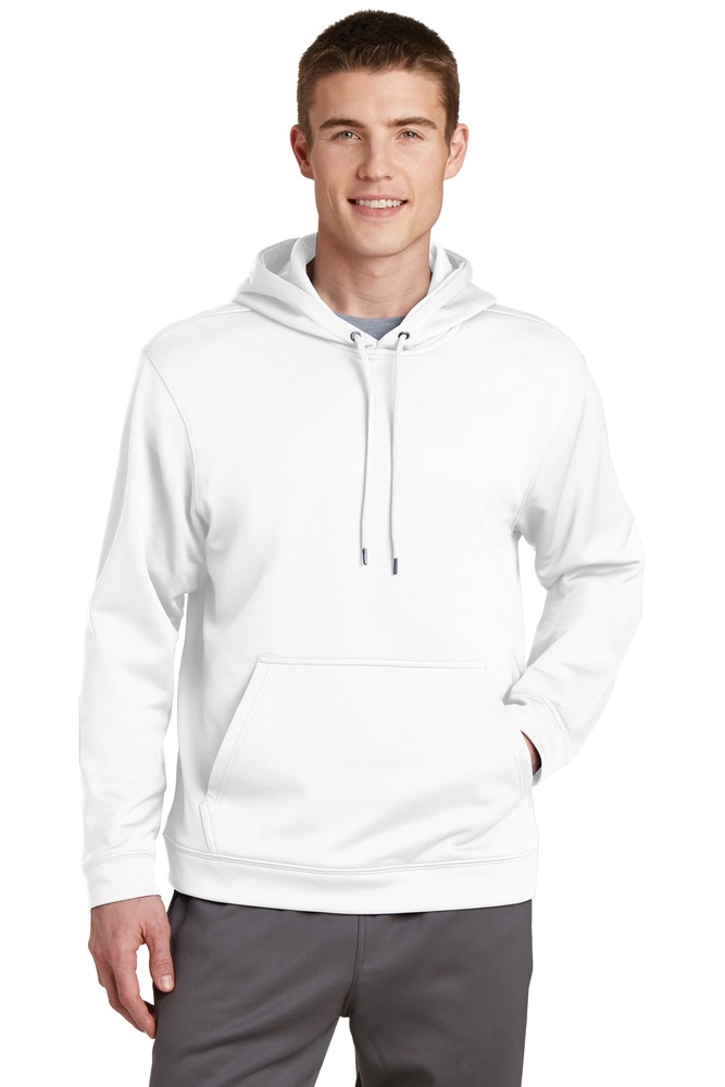 sport-tek f244 sport-wick ® fleece hooded pullover Front Fullsize