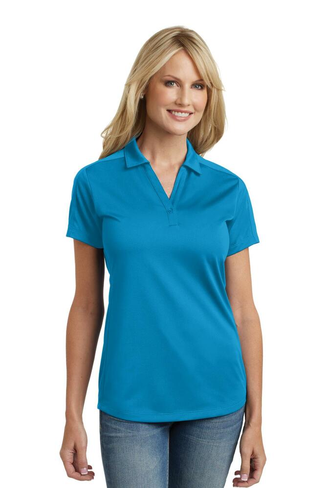 Port Authority L569 Ladies Diamond Jacquard Polo Front Fullsize"