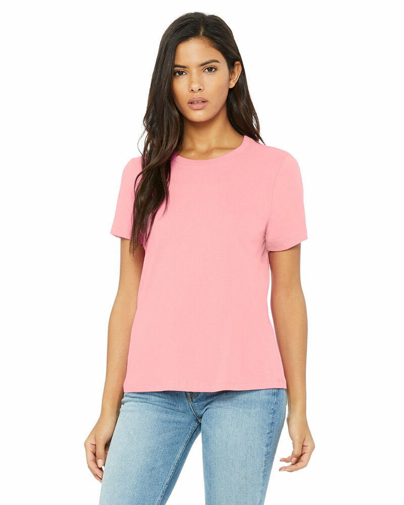 Bella + Canvas B6400 Ladies' Relaxed Jersey Short-Sleeve T-Shirt Front Fullsize"
