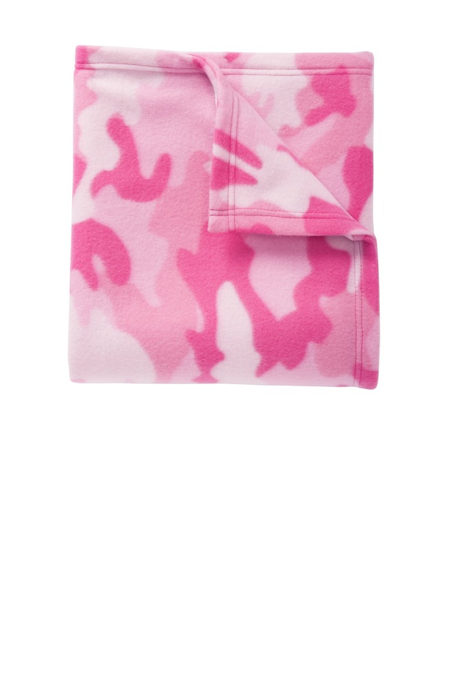Port Authority BP61 Core Printed Fleece Blanket Front Fullsize"