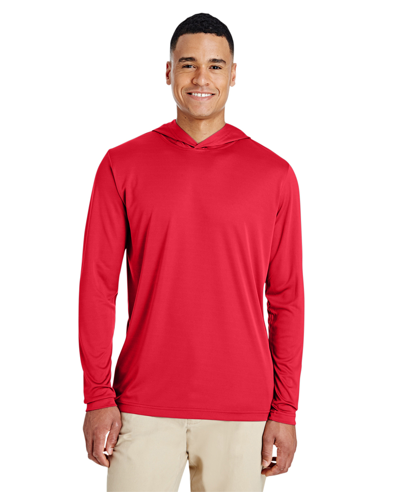 Team 365 TT41 Men's Zone Performance Hooded T-Shirt Front Fullsize"