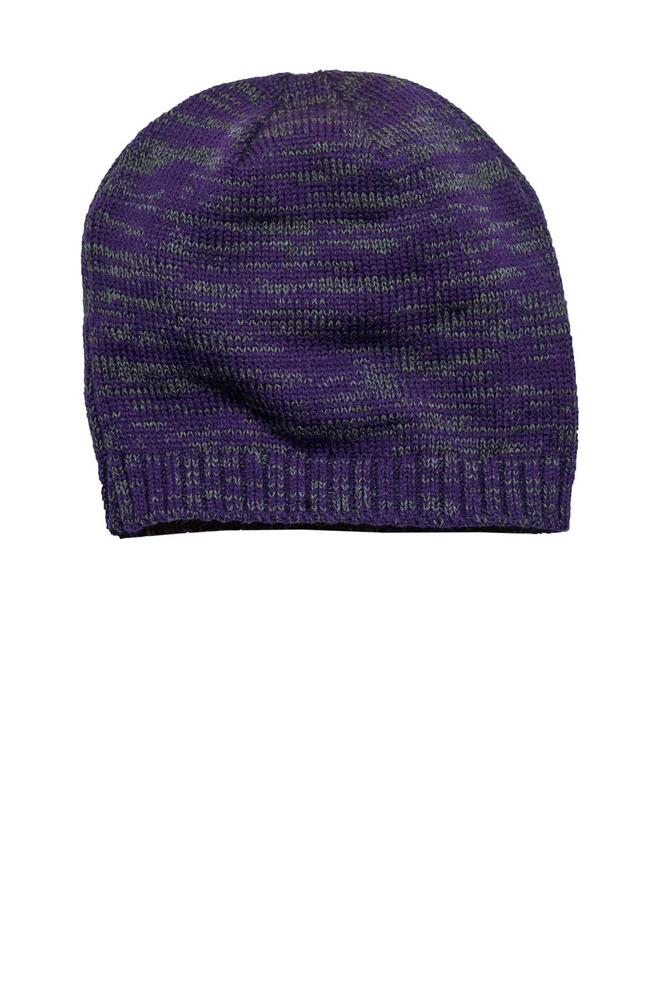 District DT620 Spaced-Dyed Beanie Front Fullsize"