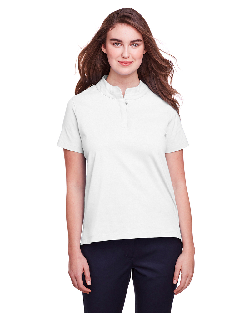 UltraClub UC105W Women's Lakeshore Stretch Cotton Performance Polo Front Fullsize"