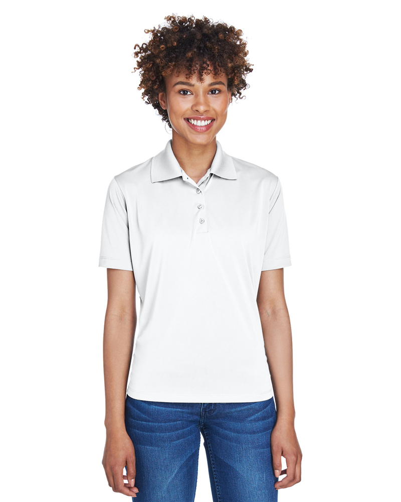 UltraClub 8610L Ladies' Cool & Dry 8-Star Elite Performance Interlock Polo Front Fullsize"