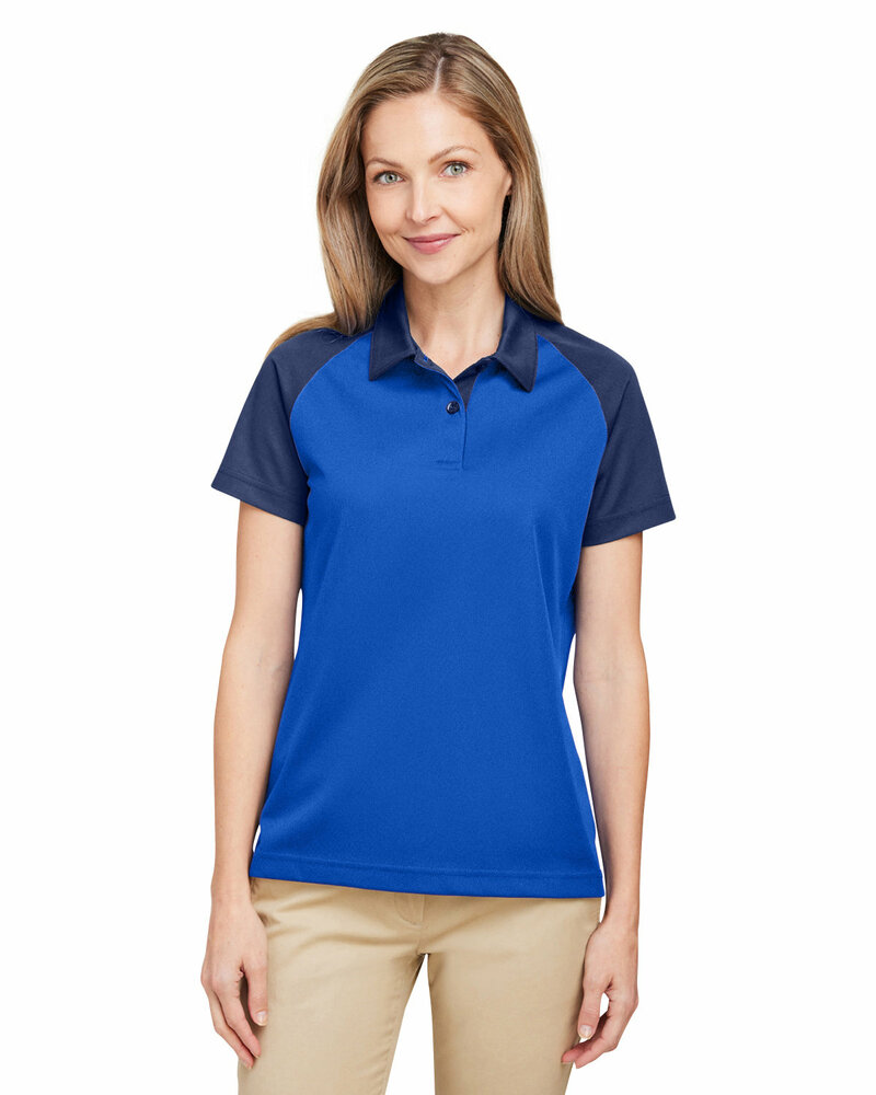 Team 365 TT21CW Ladies' Command Snag-Protenction Colorblock Polo Front Fullsize"
