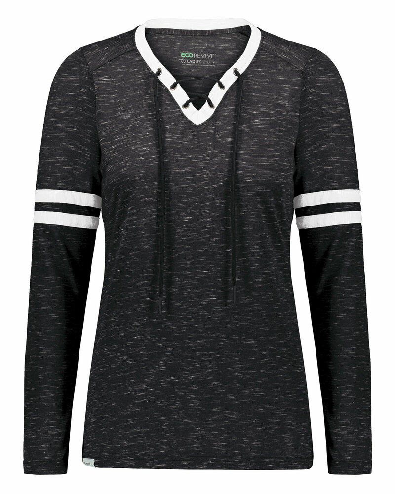Holloway 223246 Ladies' Monterey Long-Sleeve V-Neck Front Fullsize"