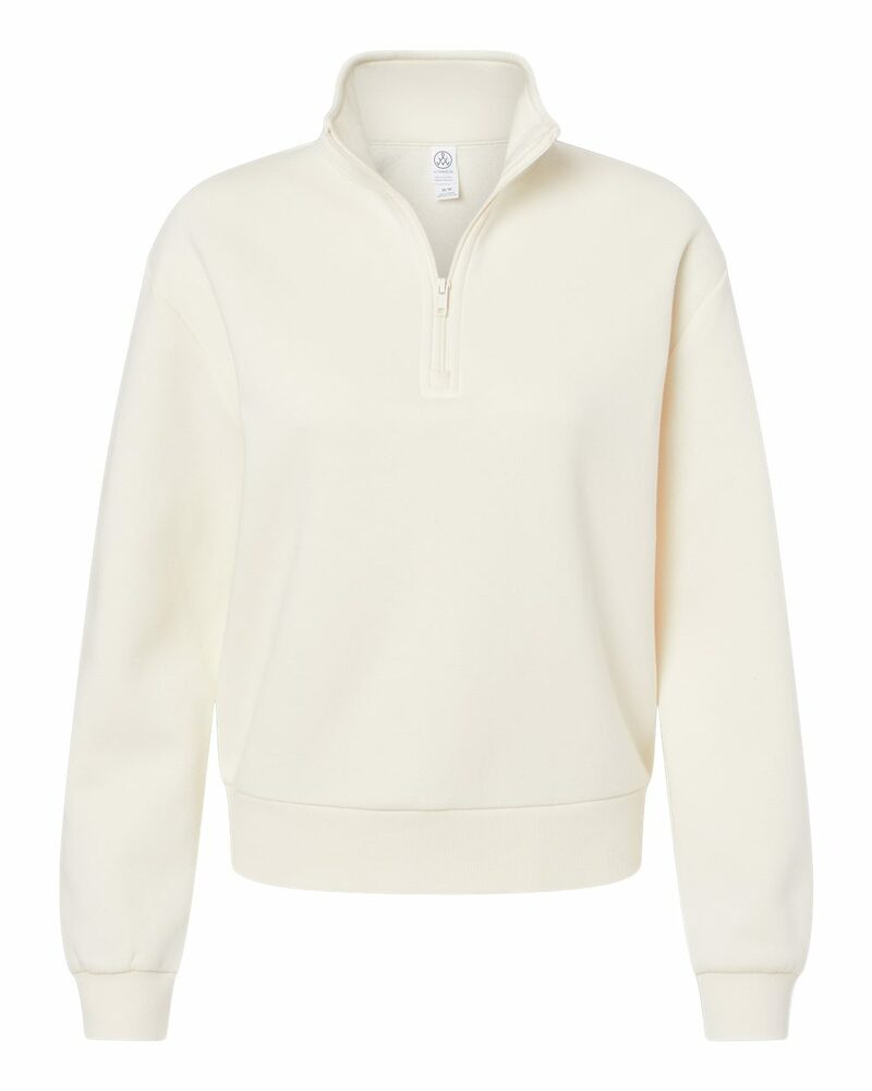 Alternative 8808PF Ladies' Mock Quarter-Zip Front Fullsize"