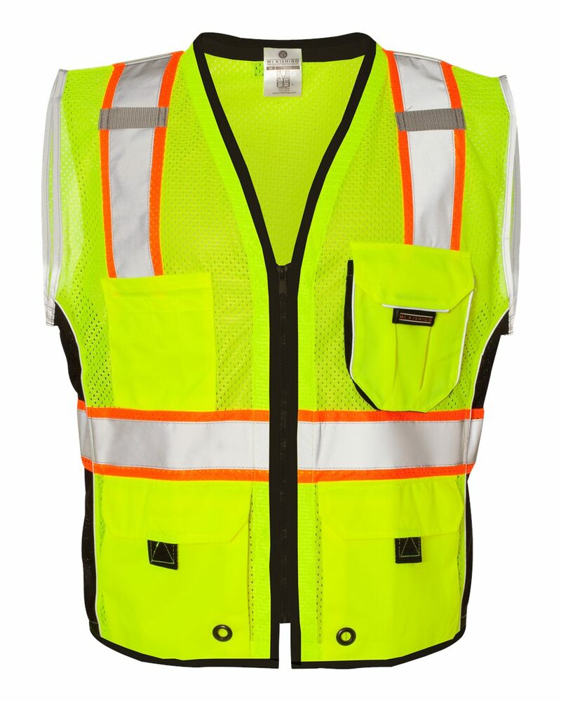 kishigo 1513-1514 premium black series® heavy duty vest Front Fullsize