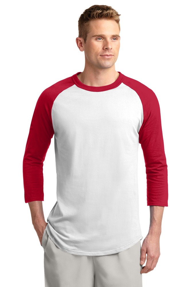 Sport-Tek T200 Colorblock Raglan Jersey Front Fullsize"