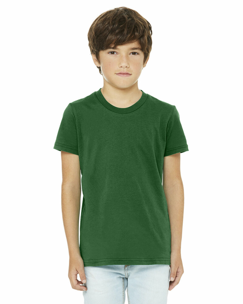 bella + canvas 3001y youth jersey t-shirt Front Fullsize