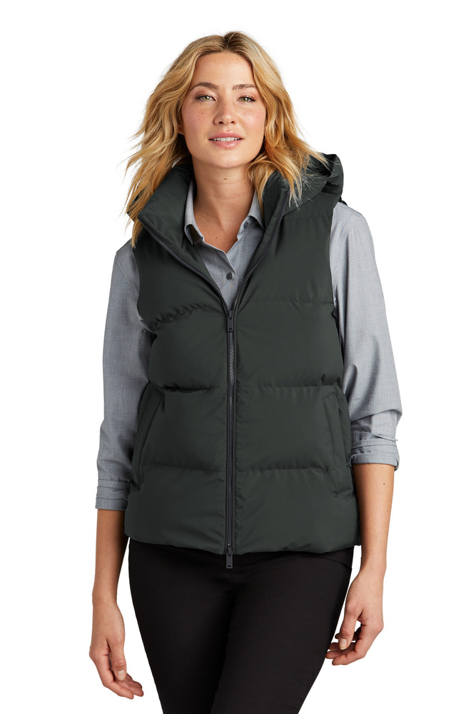 mercer+mettle mm7217 women's puffy vest Front Fullsize